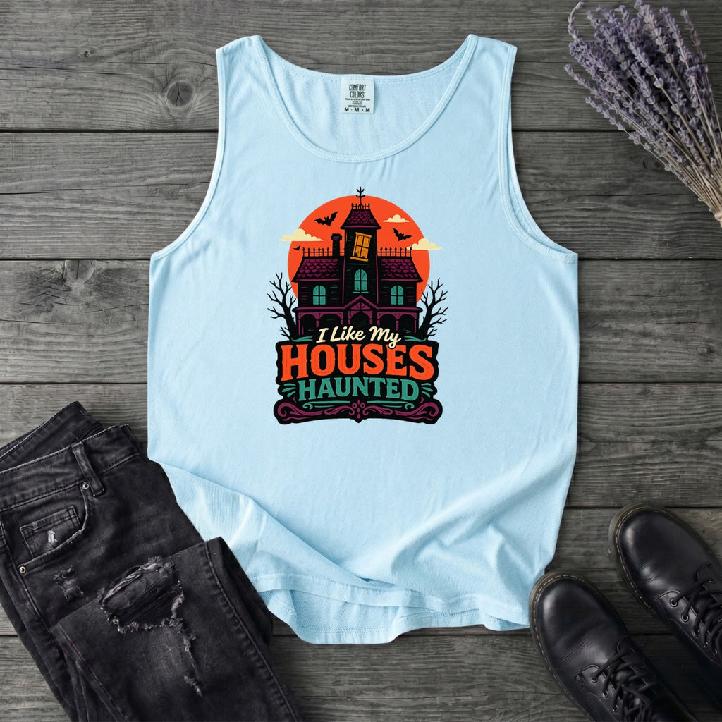 I Like My Houses Haunted Tank Top