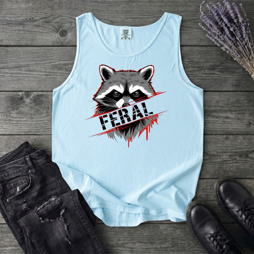 Feral Stencil Tank Top