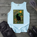 stained glass garden cat Tank Top