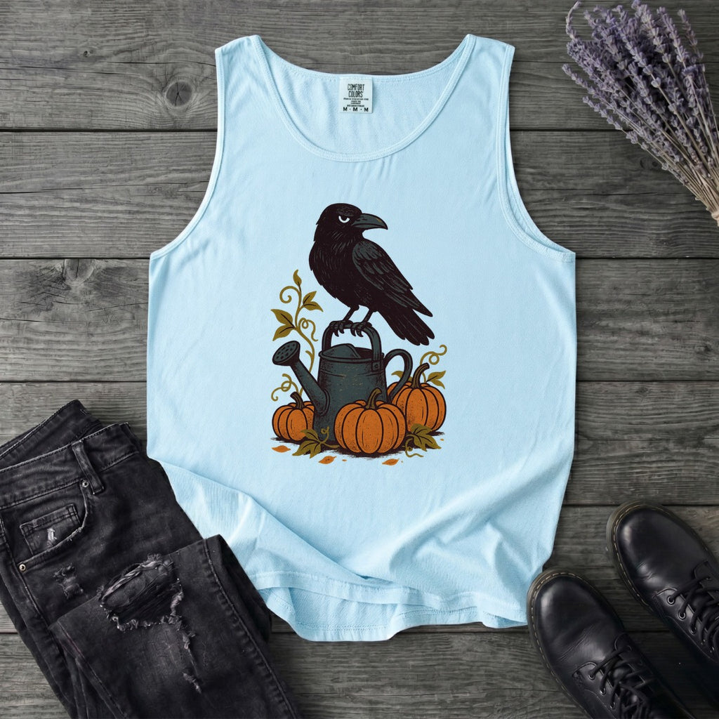 Raven Pumpkin Patch Tank Top