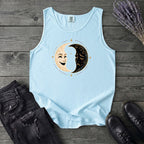 Comedy Tragedy Moons Tank Top