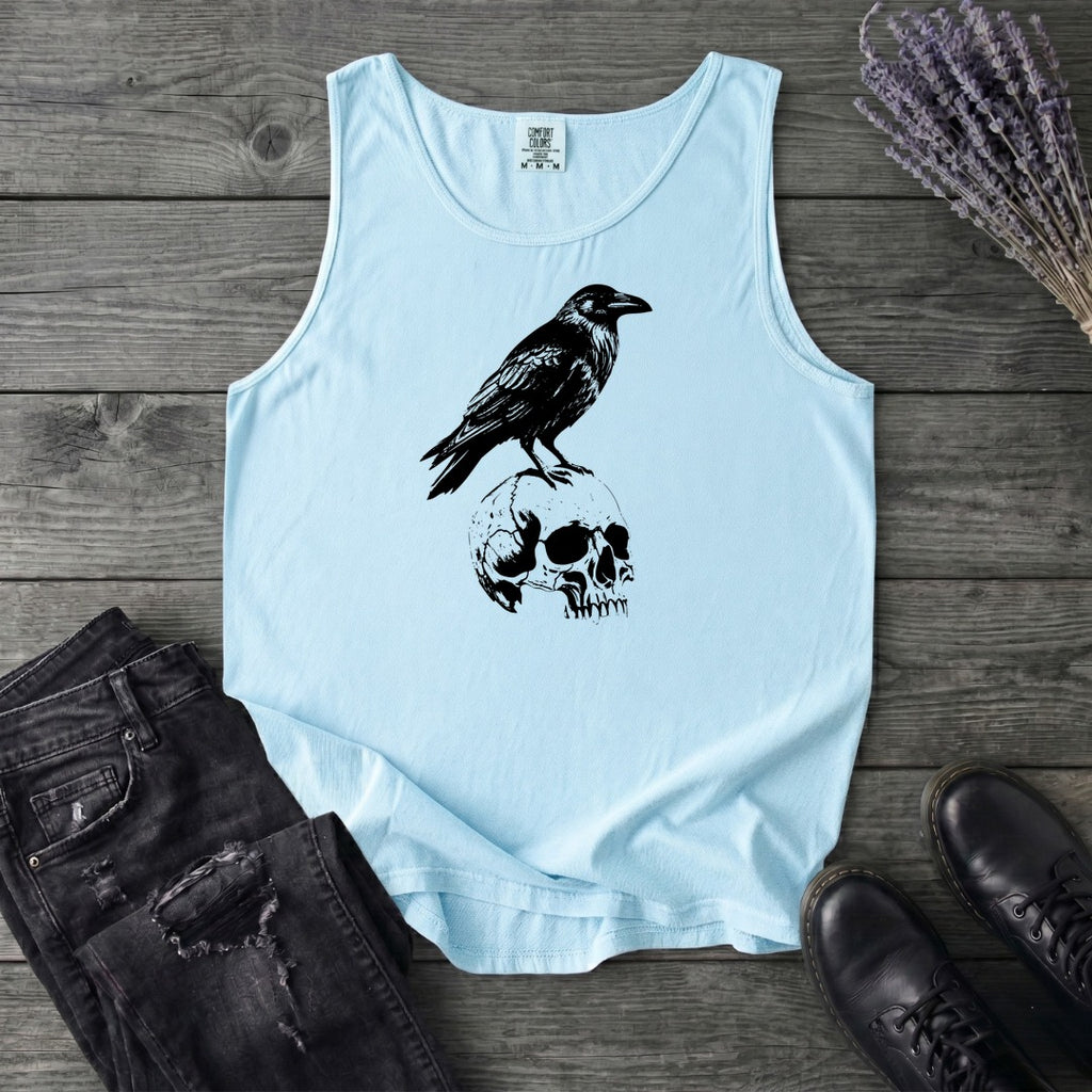 Classic Crow and Skull Tank Top