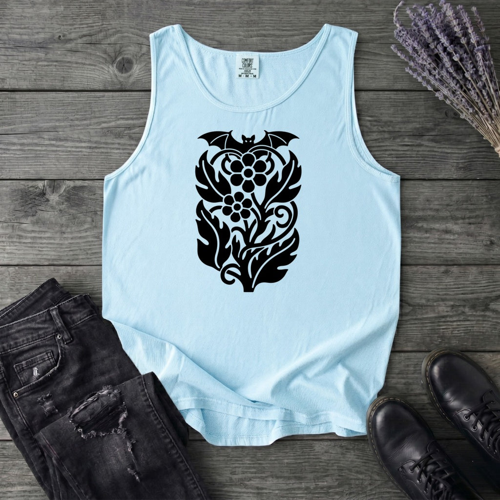 bat night garden Tank Top