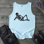Lounging Skeleton Tank Top