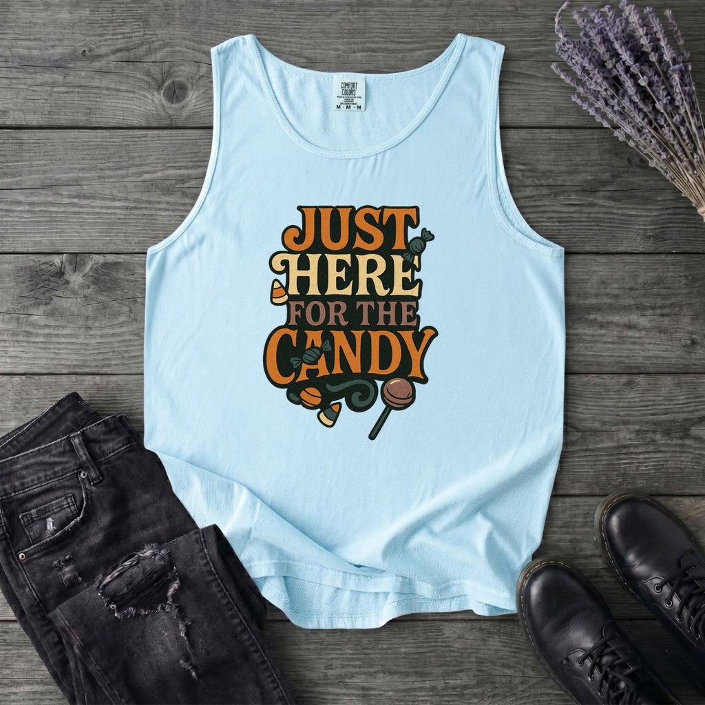 Just Here For The Candy Tank Top