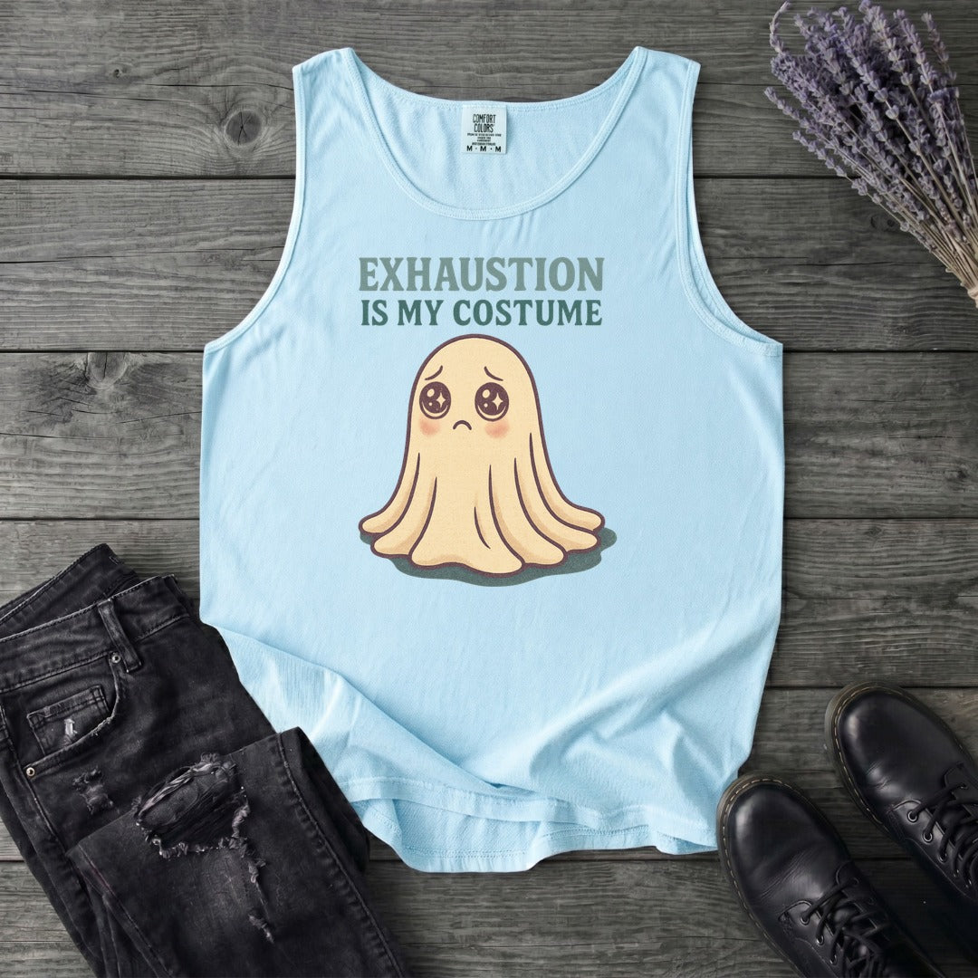 Exhaustion Is My Costume Tank Top