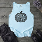 Linocut Pumpkin Tank Top