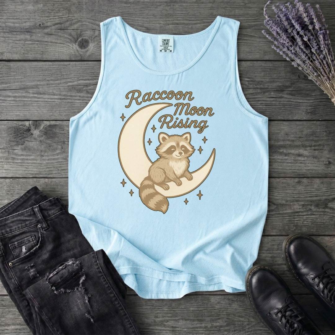 Raccoon Moon Rising Tank Top