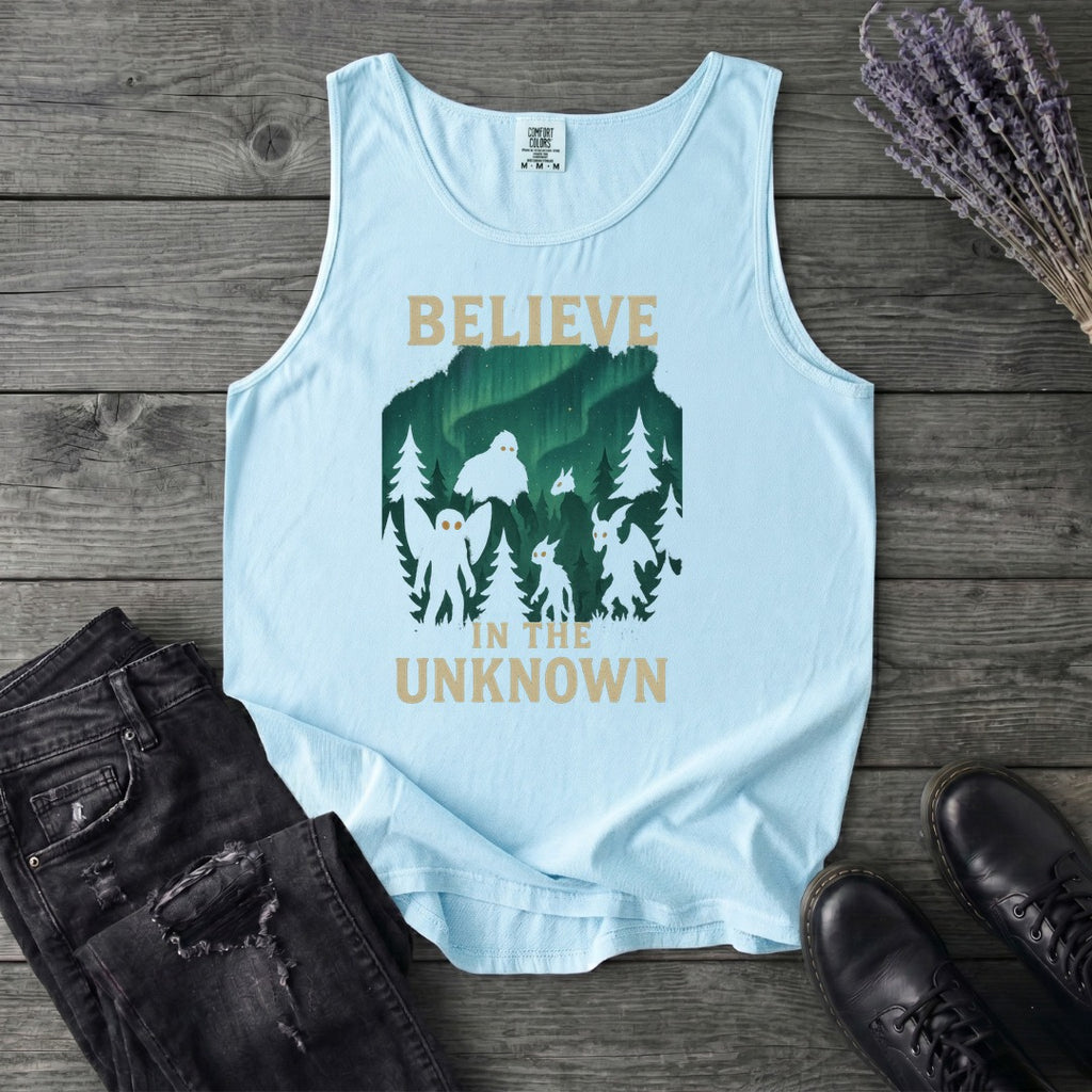 Believe In The Unknown Tank Top