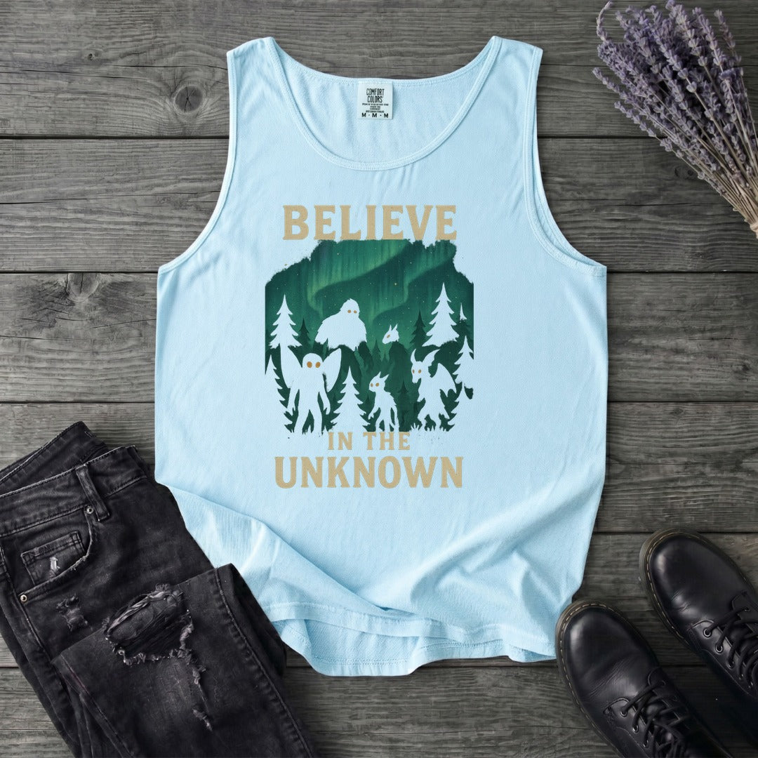 Believe In The Unknown Tank Top