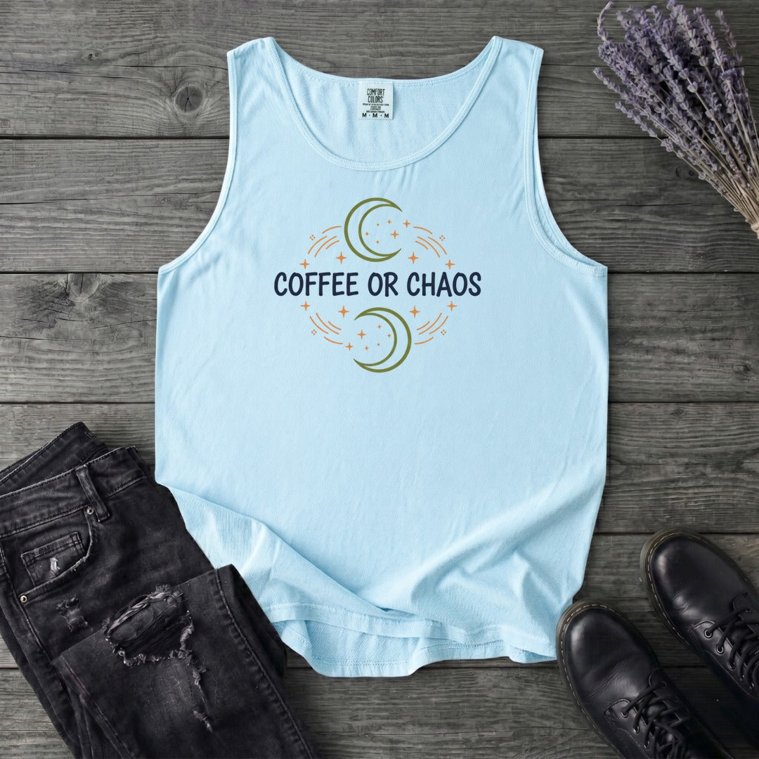 Coffee Or Chaos Tank Top