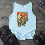 Skeleton Pumpkin Pie Grunge Tank Top