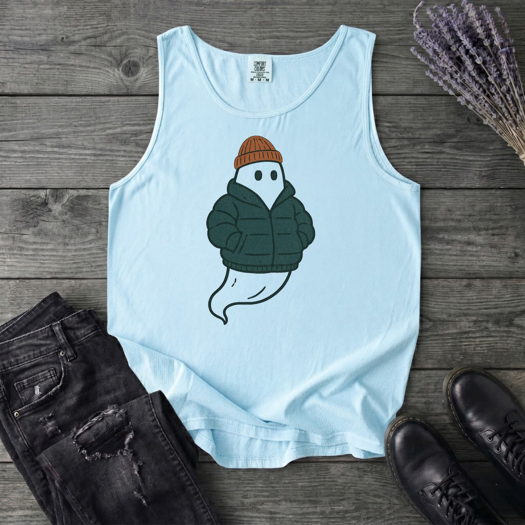 Puffer Coat Ghost Tank Top