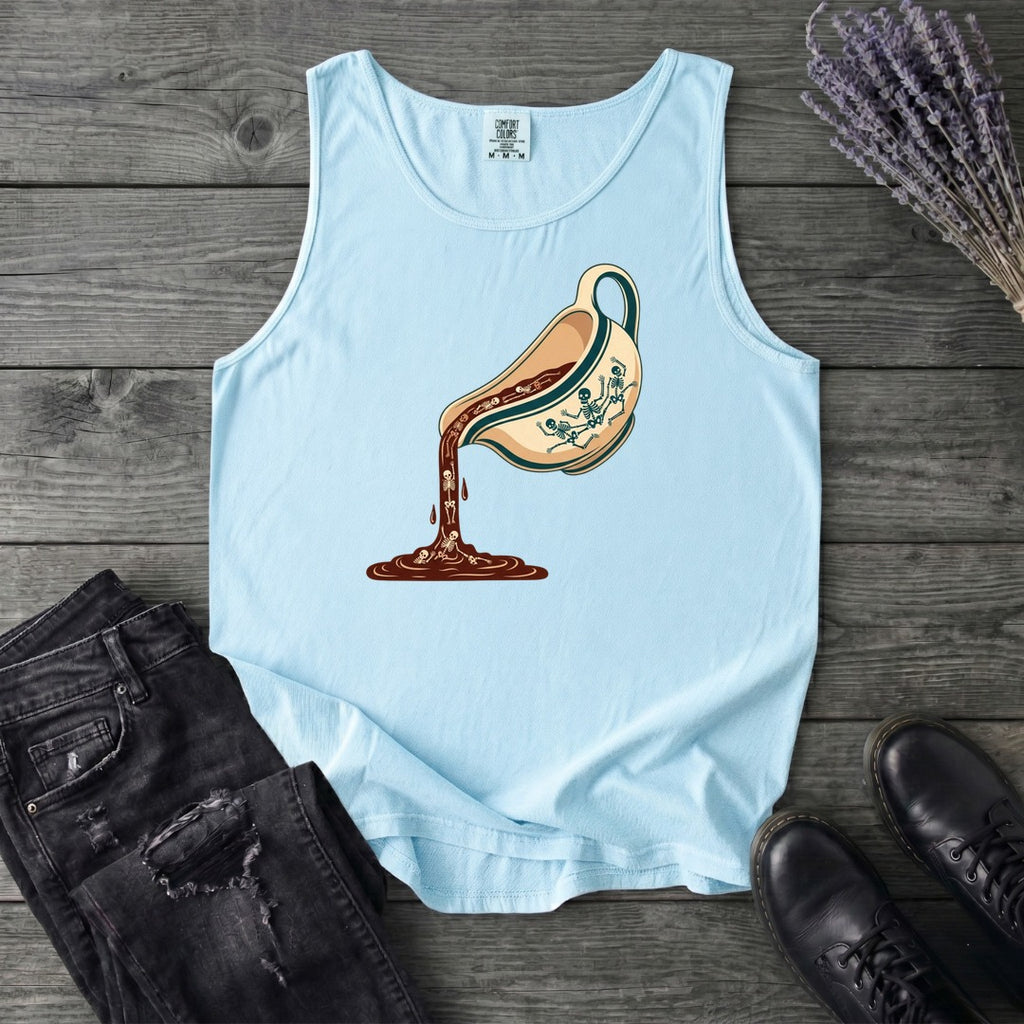Skeleton Gravy Boat Tank Top