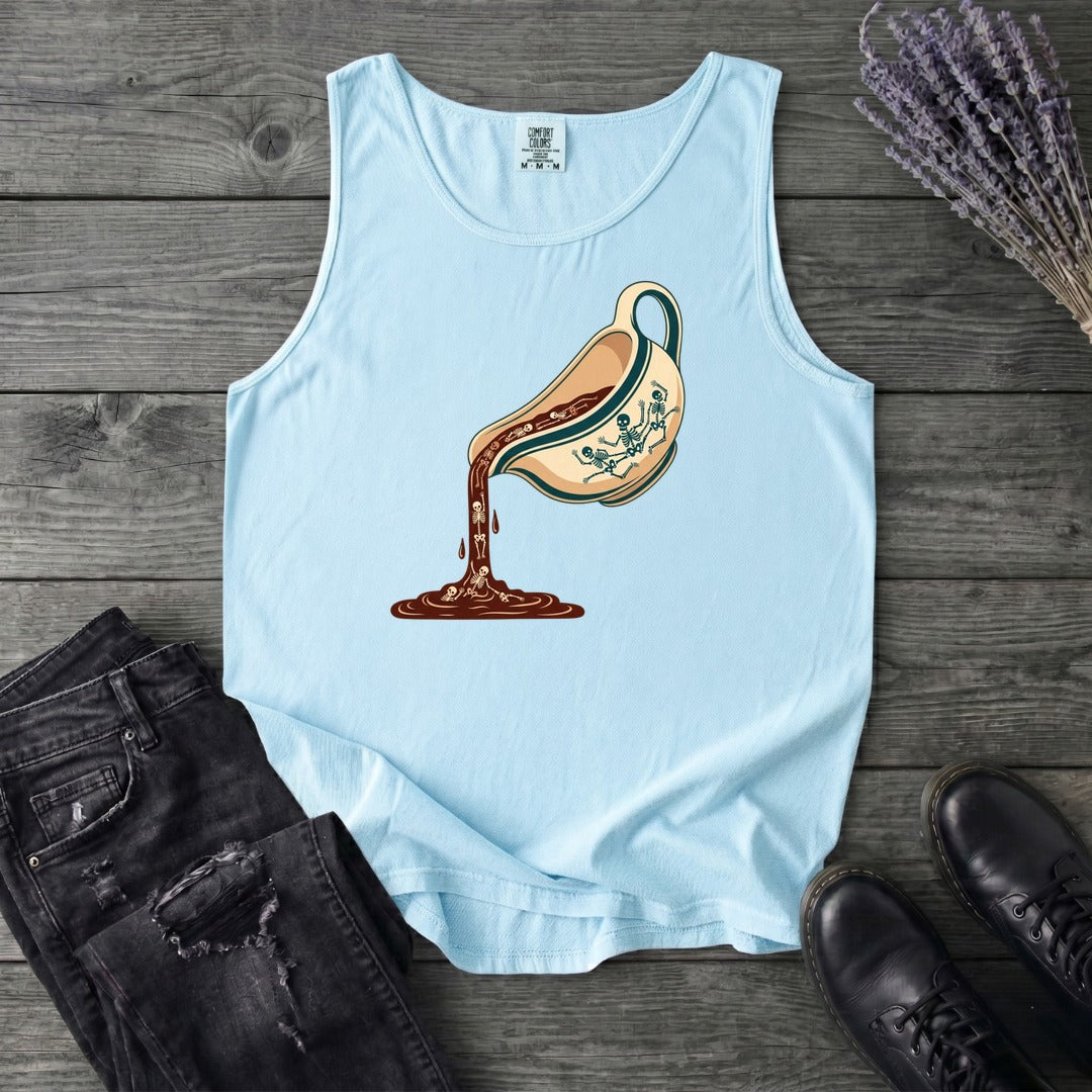 Skeleton Gravy Boat Tank Top