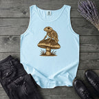 Frog Skeleton Mushroom Tank Top