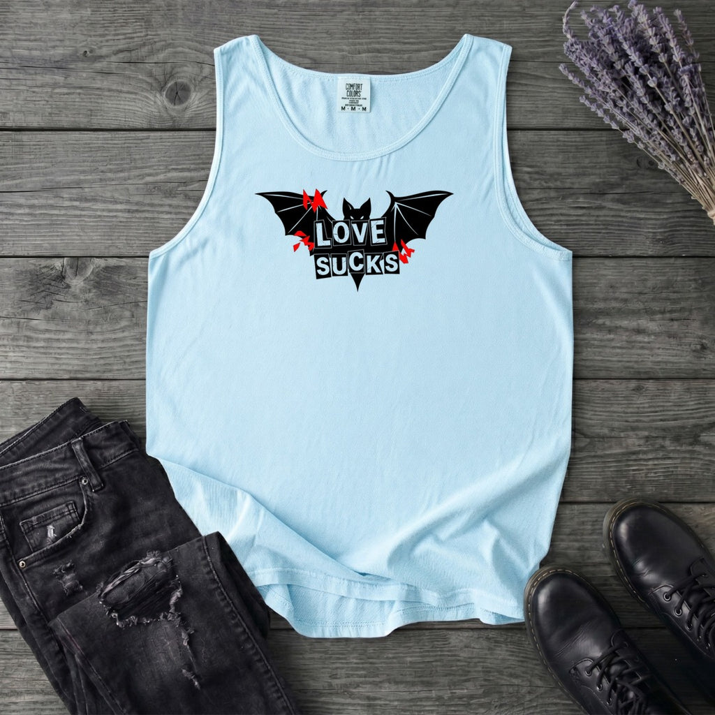 Love Sucks Punk Bat Tank Top