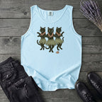 Hula Black Cat Trio Tank Top