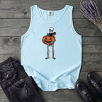 Skeleton Jack O Lantern Tank Top