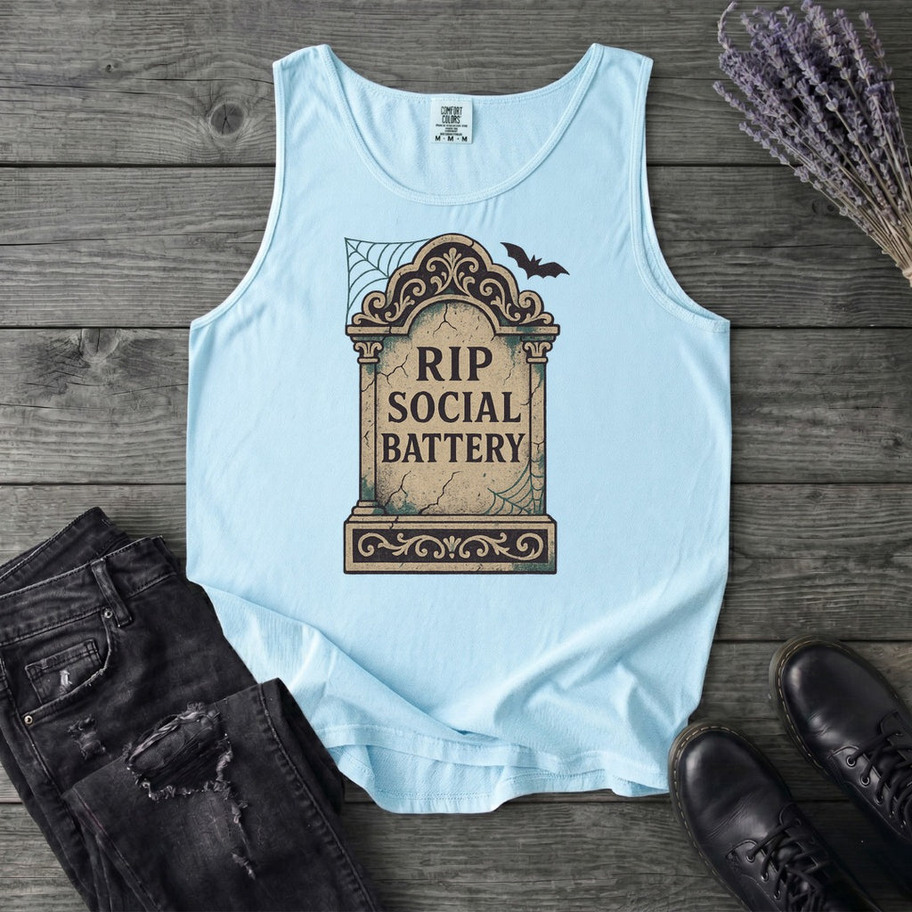 RIP Social Battery Tank Top