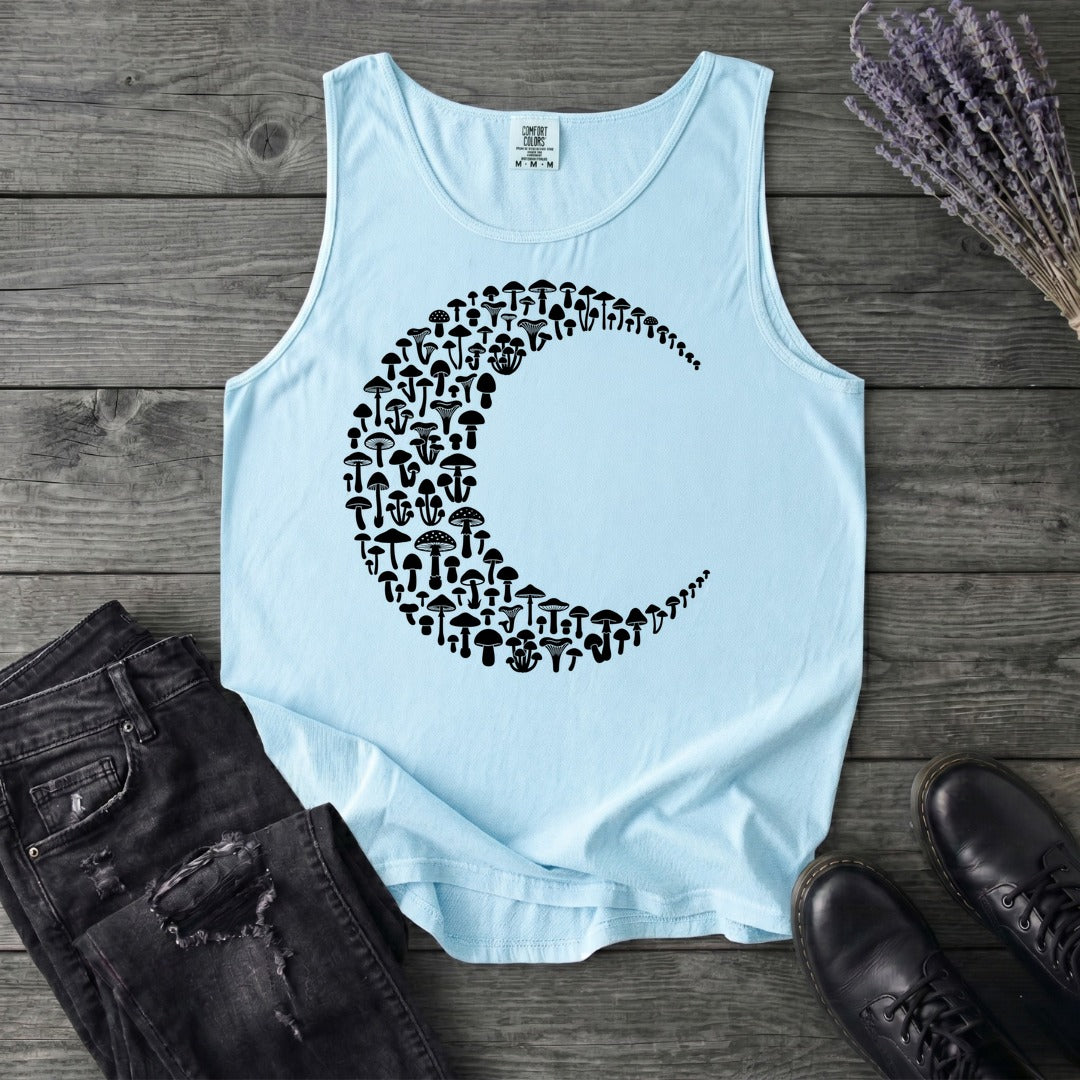 moonlit mushrooms Tank Top