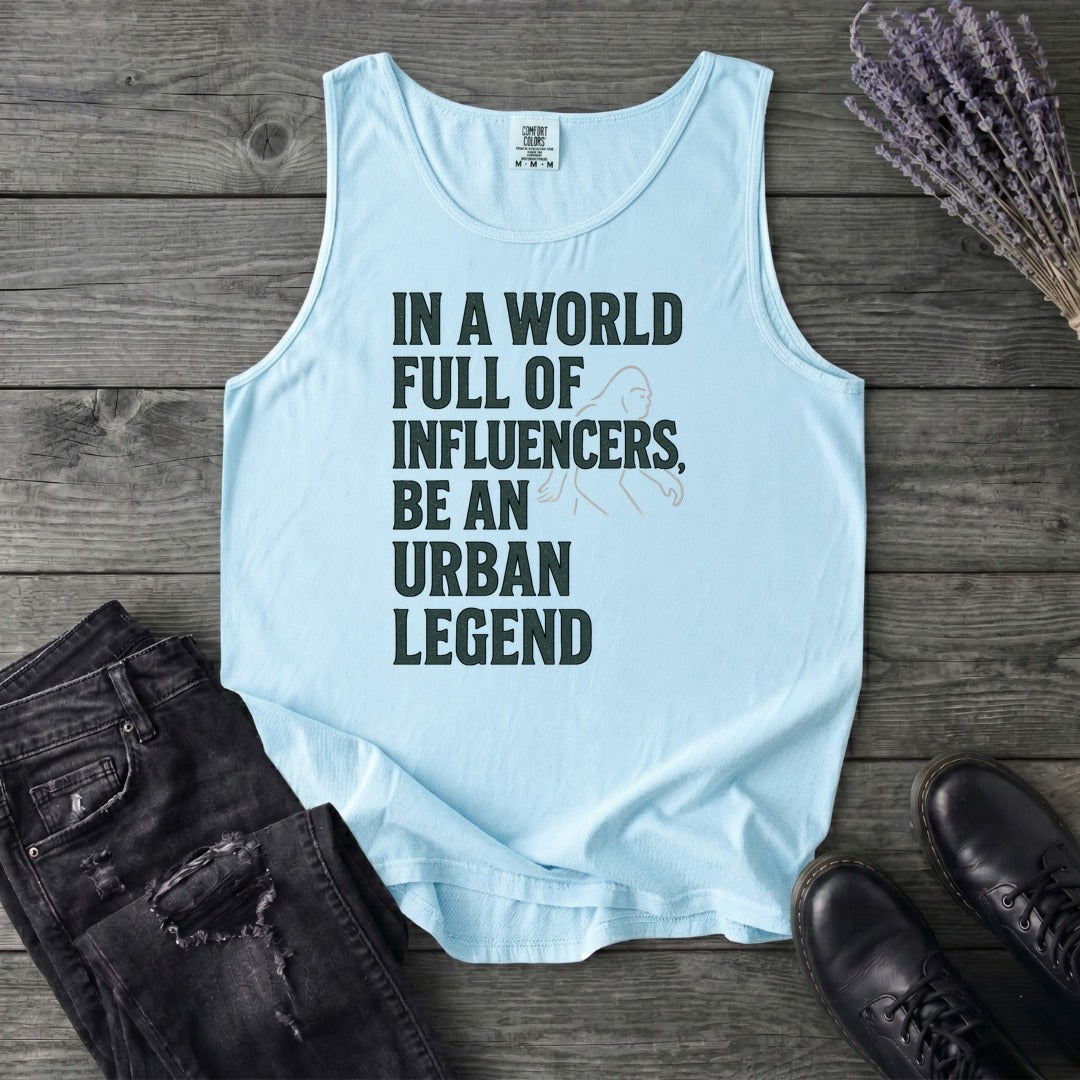 World Full Of Influencers Bigfoot Tank Top