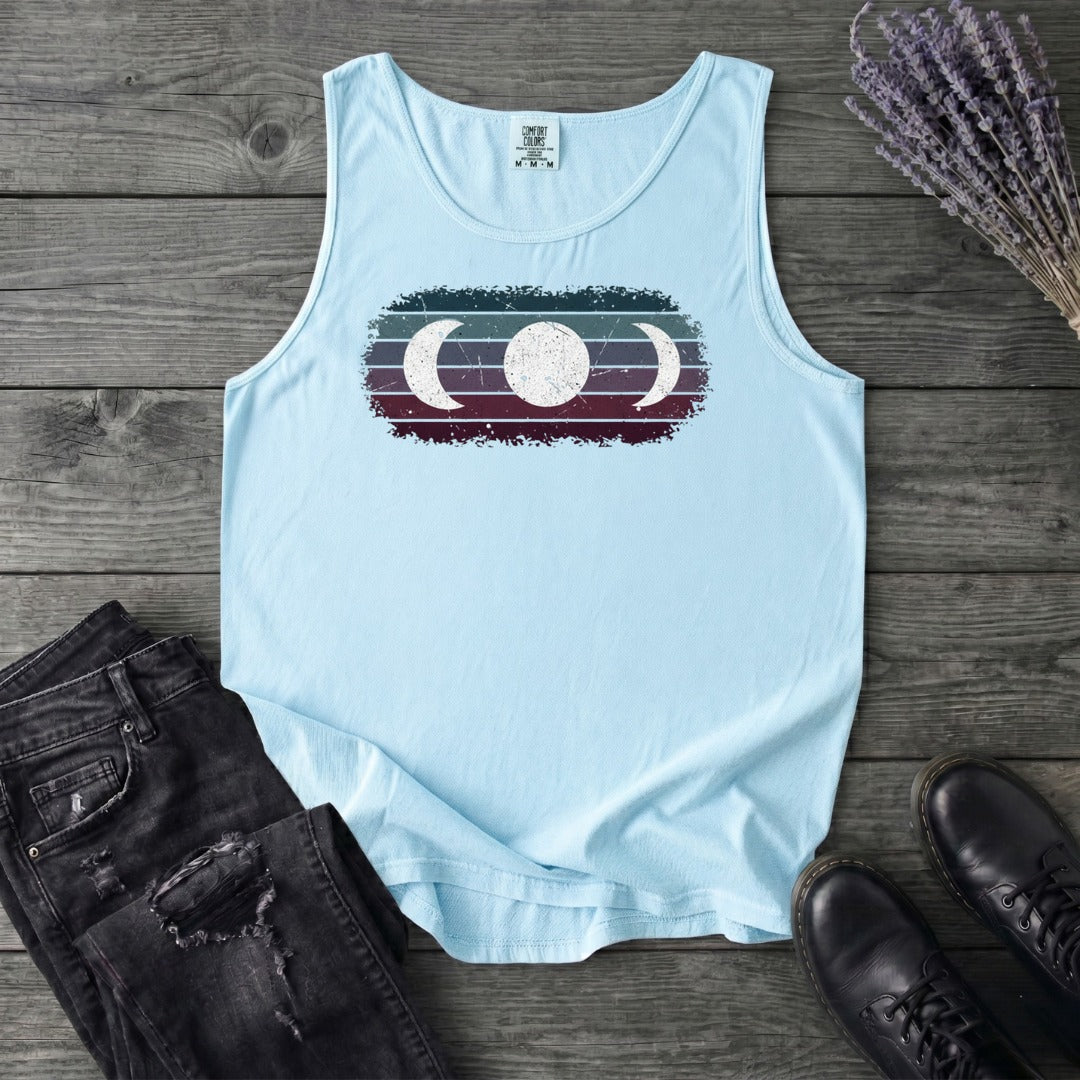 Grunge Moon Phase Trio Tank Top