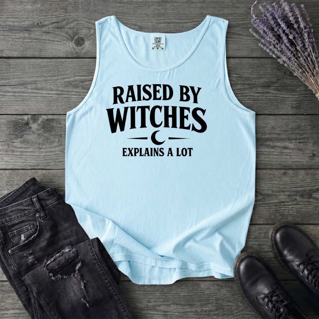 raised by witches Tank Top