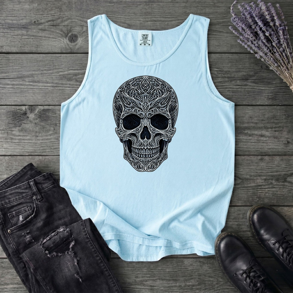 Filigree Skull Tank Top