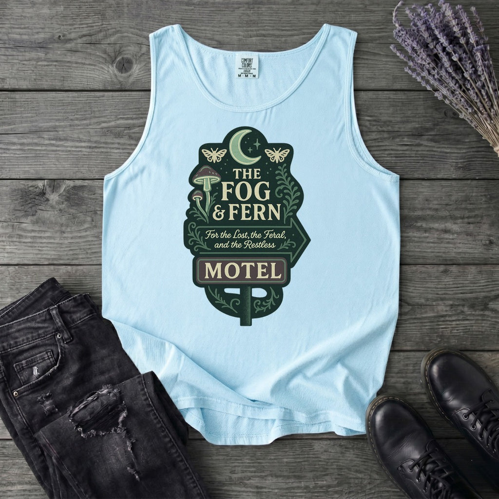 The Fog And Fern Motel Tank Top