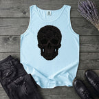 Black Rose Skull Tank Top