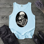 Skeleton Dachshund Hug Tank Top