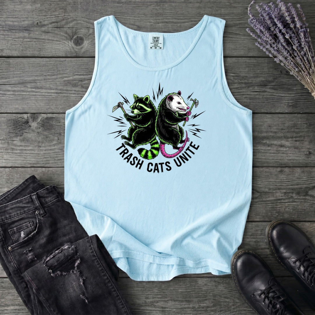 Trash Cats Unite Tank Top