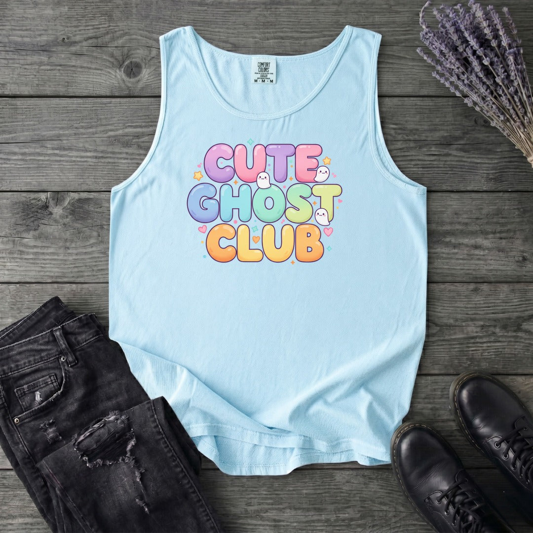 Cute Ghost Club Tank Top
