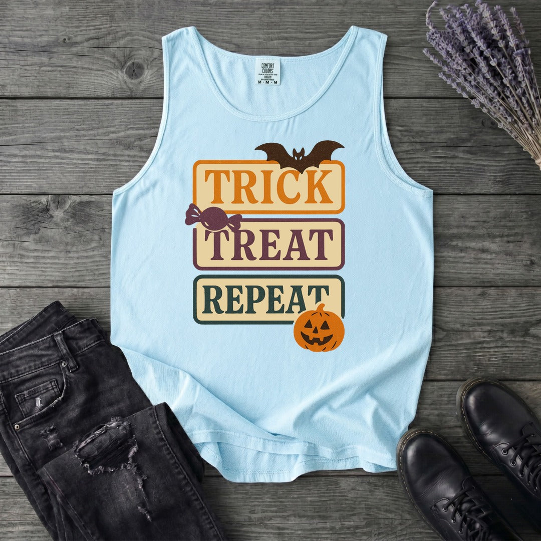 Trick Treat Repeat Muted Tank Top