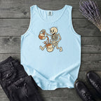 Coffee Skeleton Cartoon Tank Top