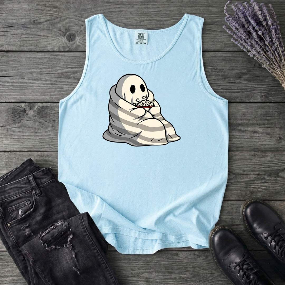 Movie Night Ghost Tank Top