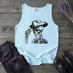 Cowboy Hat Skeleton Tank Top