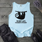Im Not Lazy Im Energy Efficient Tank Top