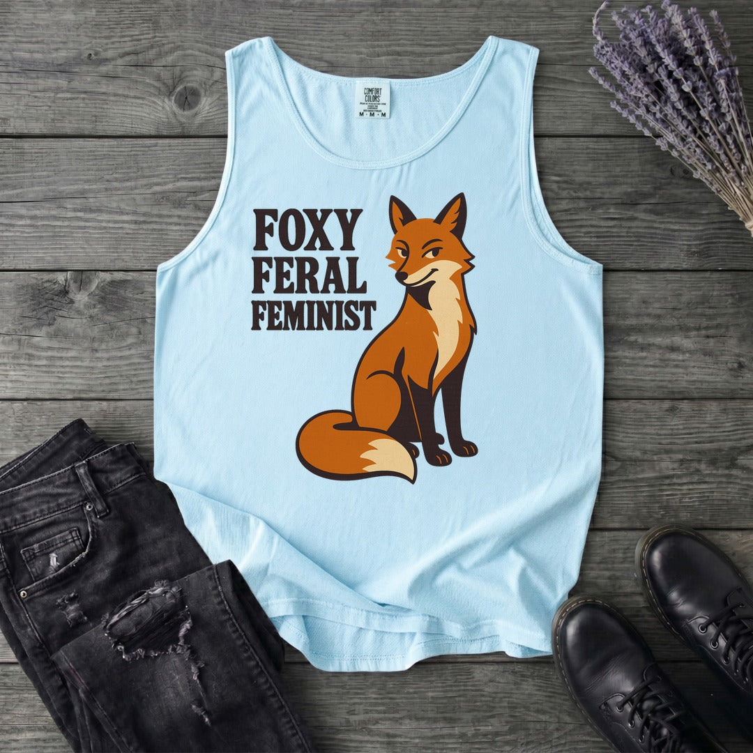 Foxy Feral Feminist Tank Top