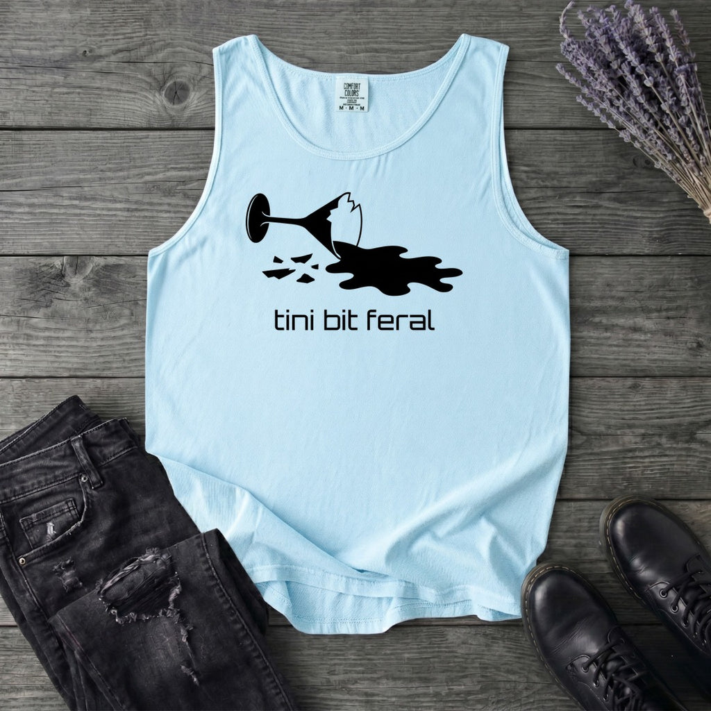 tini bit feral Tank Top