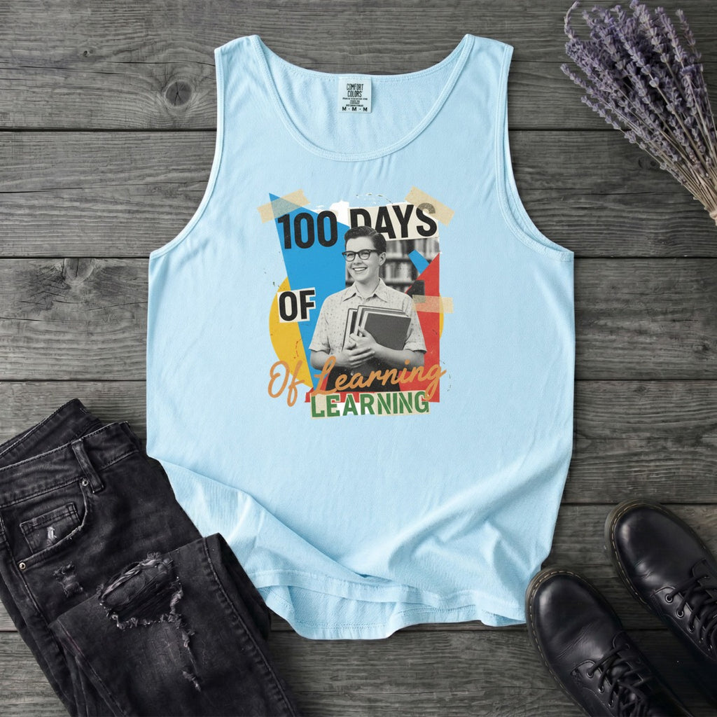 Old School 100 Days Of Learning Tank Top