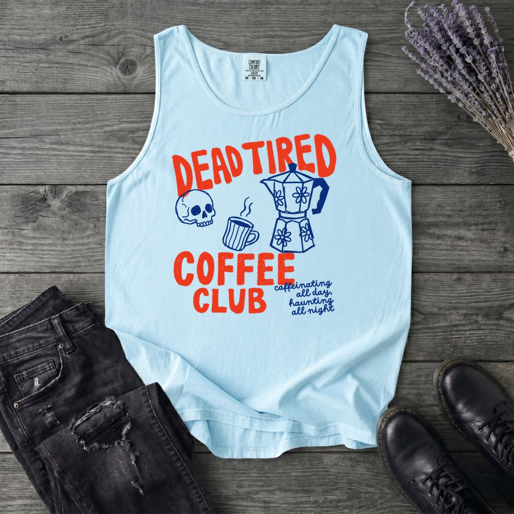 Dead Tired Coffee Club Tank Top