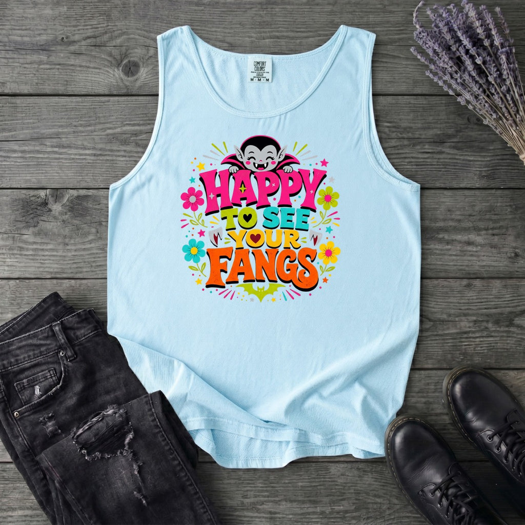 Happy To See Your Fangs Tank Top
