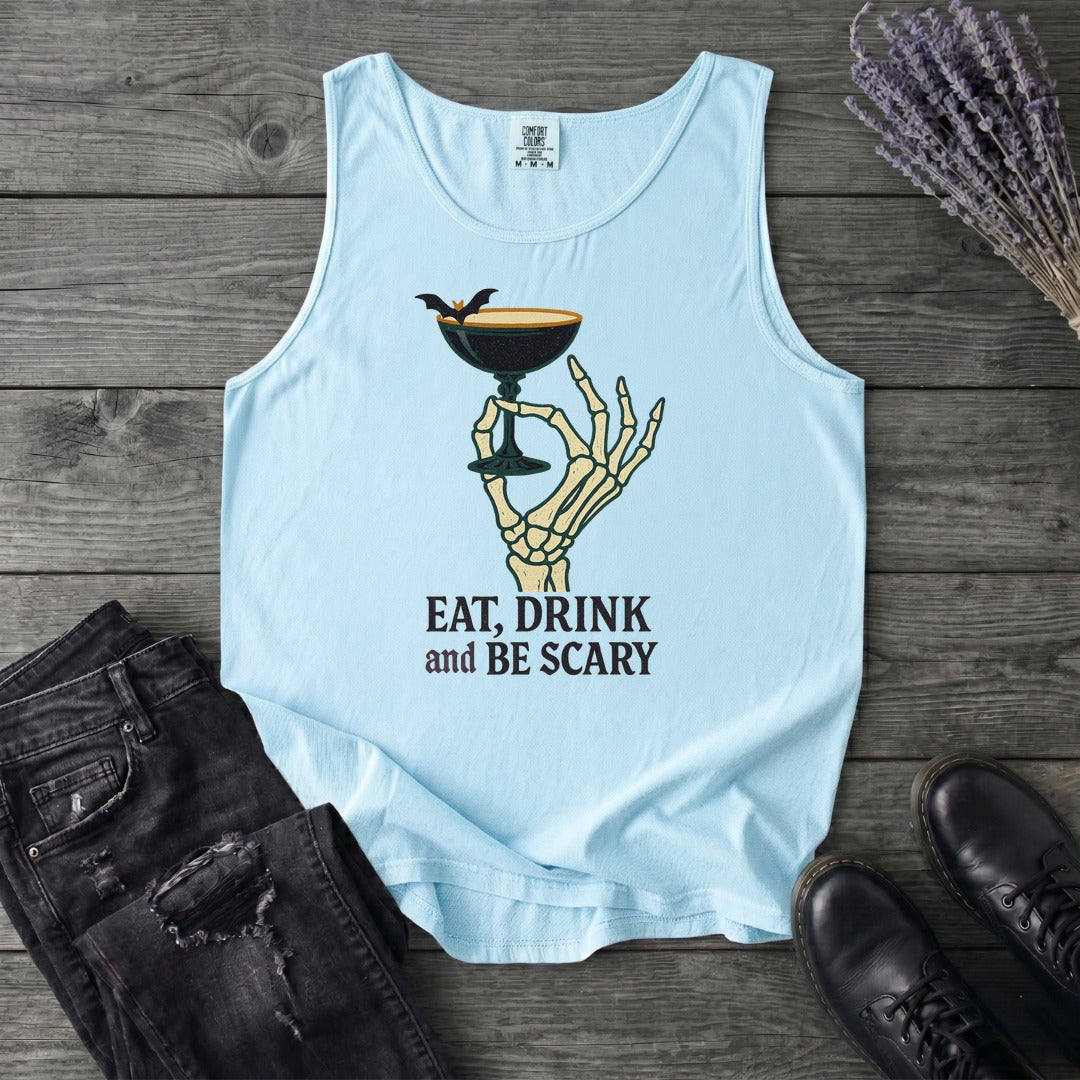 Eat Drink And Be Scary Tank Top