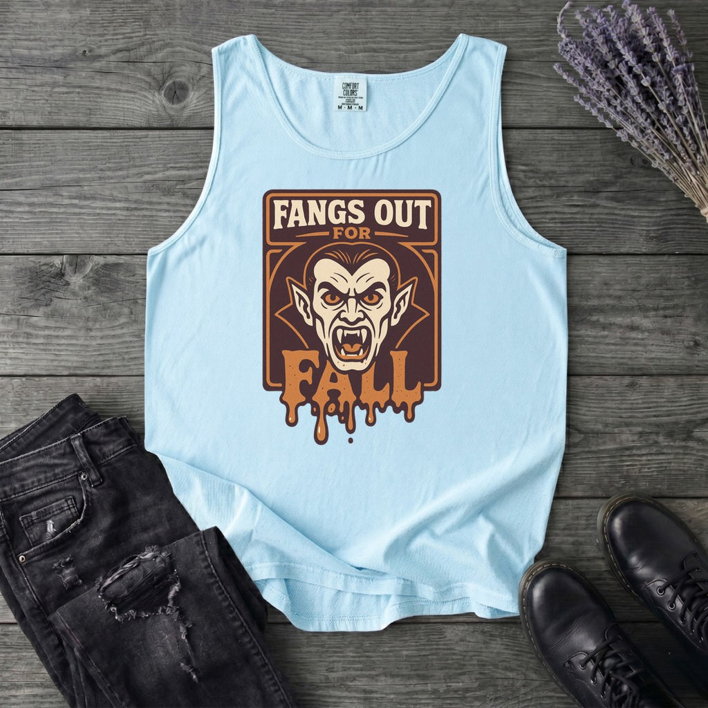 Fangs Out For Fall Tank Top