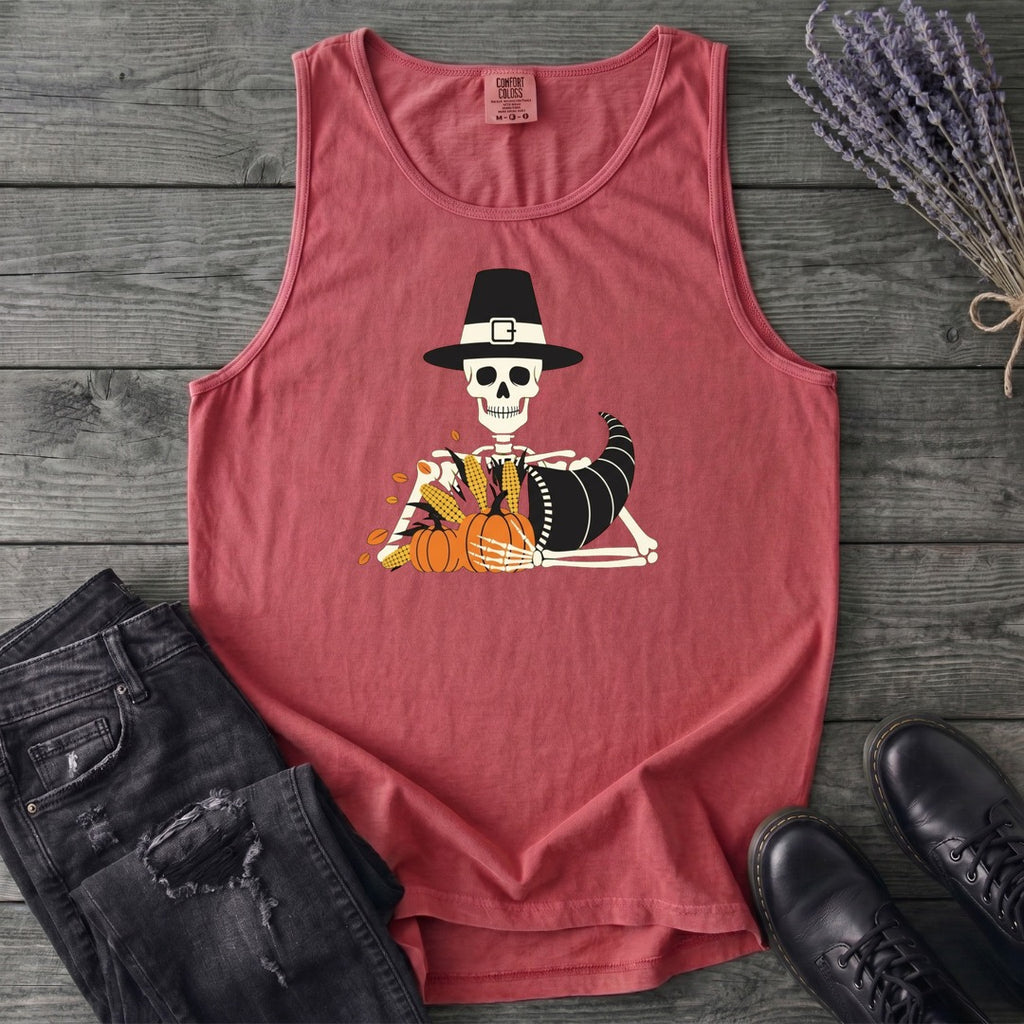 Pilgrim Skeleton Cornucopia Tank Top