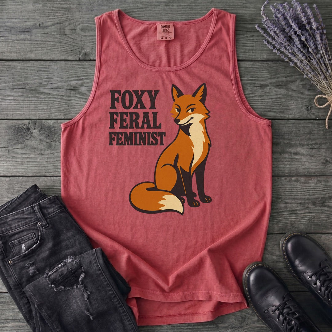 Foxy Feral Feminist Tank Top