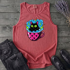 Cat Heart Mug Y2k 90s Tank Top