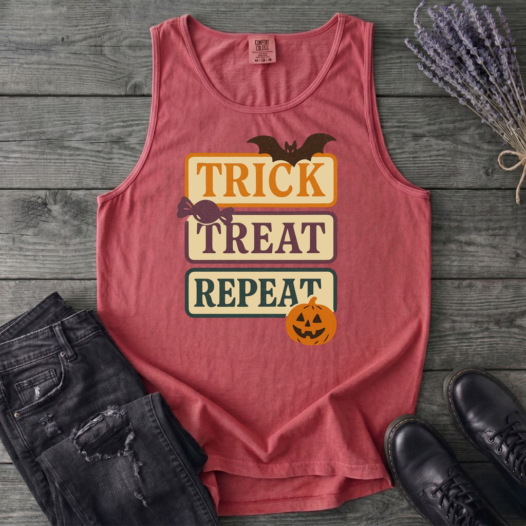 Trick Treat Repeat Muted Tank Top